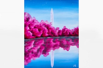Virtual Paint Nite: Peaceful DC Sky (Ages 6+)